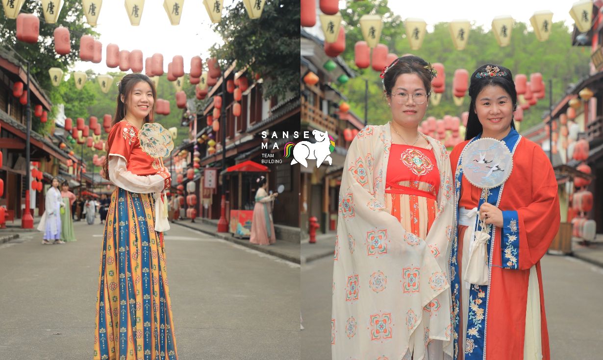 三八“女神节”邂逅黄花风铃木林+唐朝剧本杀团建